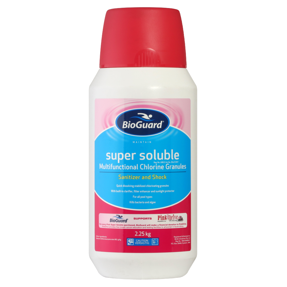 Chlorine Super Soluble 2.25kg BioGuard